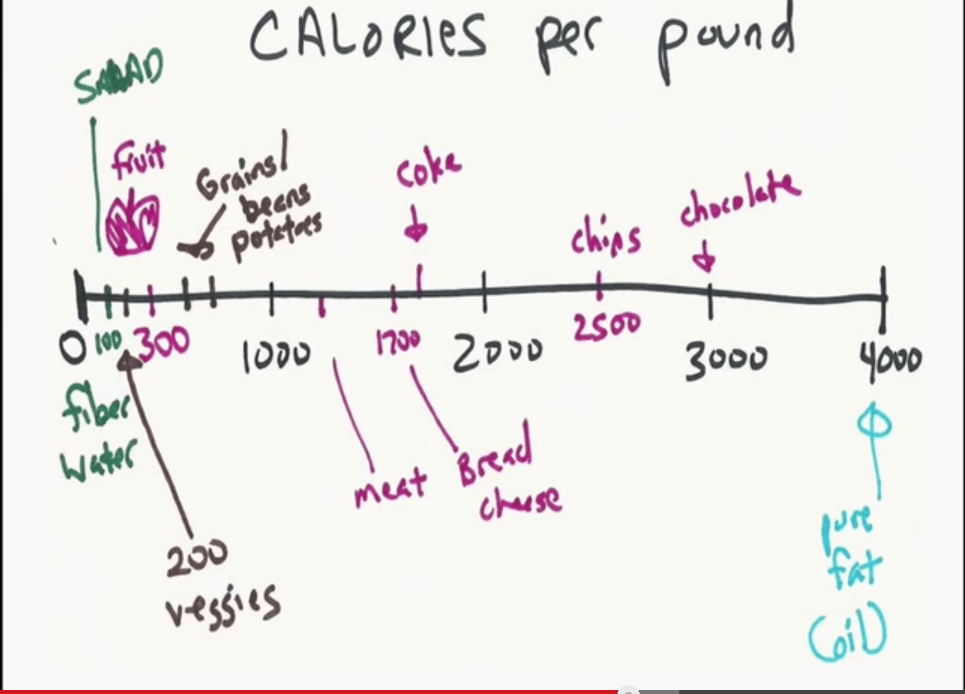 Calorie Density Chart