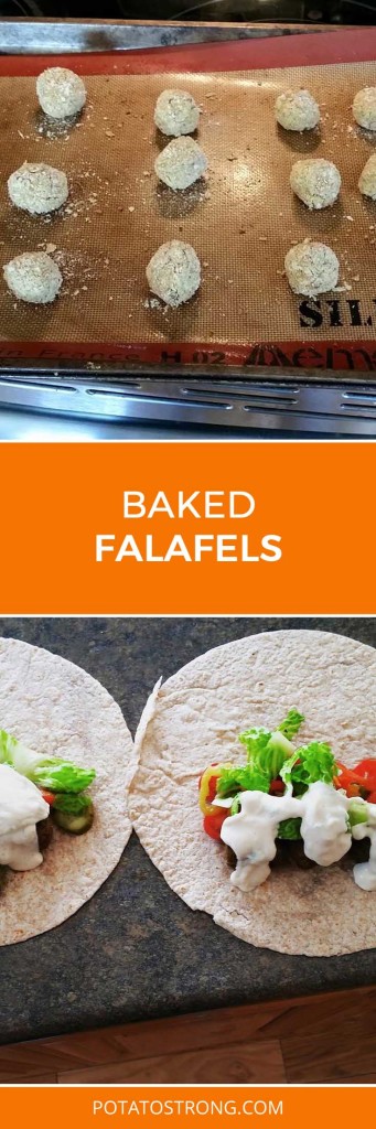 Baked falafels vegan no oil