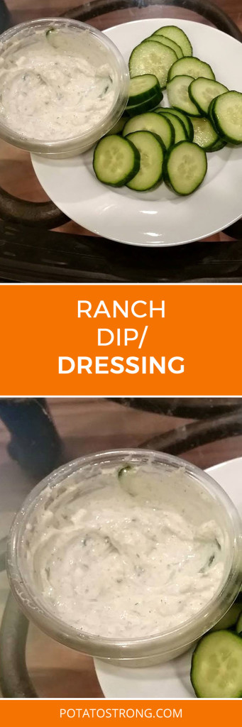 Ranch dip/dressing vegan no oil