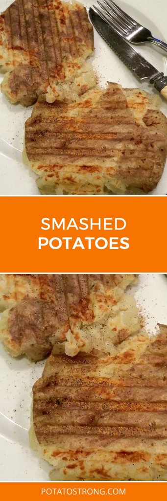 Smashed potatoes vegan no oil