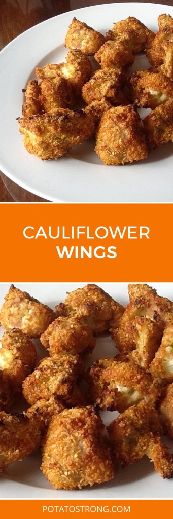 BBQ cauliflower wings no oil vegan