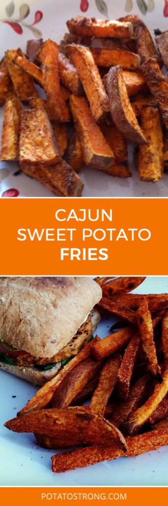 Cajun Sweet Potato Fries No Oil