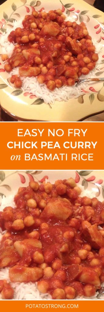 Easy Chickpea Curry Vegan No Oil